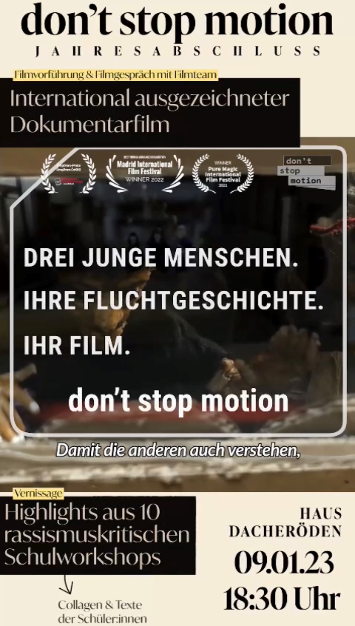 don't stop motion